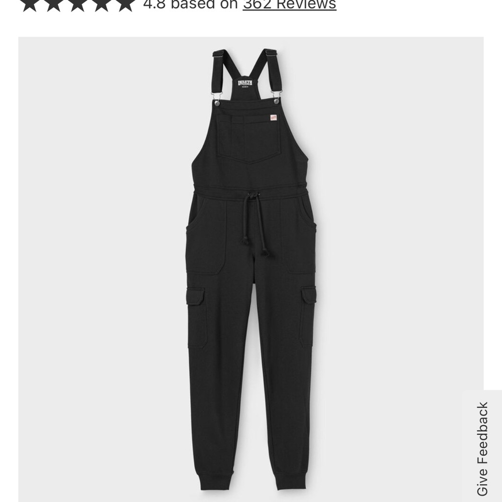 Duluth Trading Co Women's Souped-Up Sweats with Storm Cotton Overalls